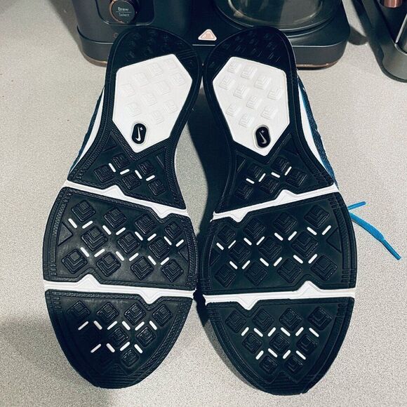 Mens FLYKNIT TRAINER  SQUADRON BLUE-WHITE SZ 10 US 44 EUR 532984-414 excellent - Picture 15 of 16